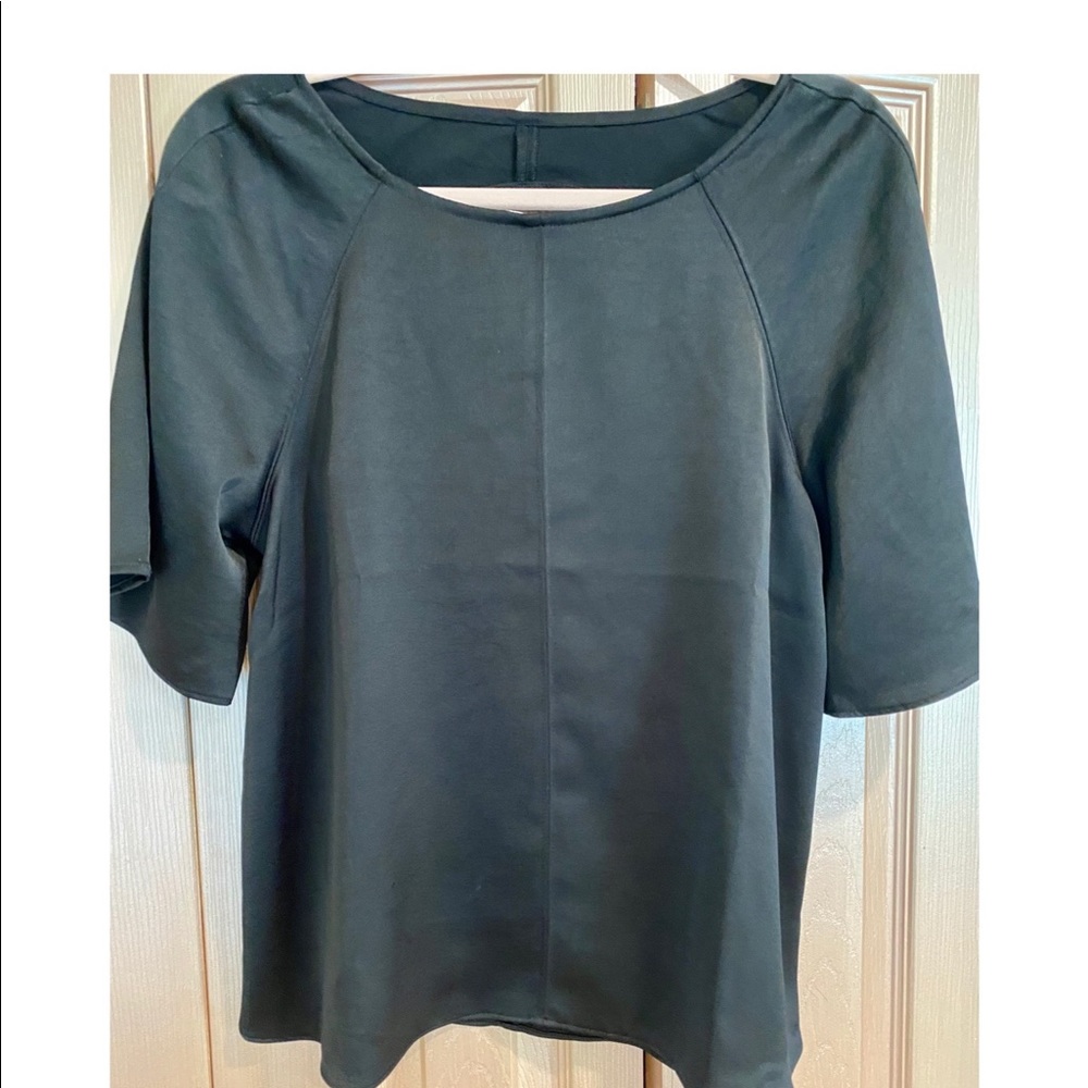 NWOT Super cute Anthropologie black blouse.
